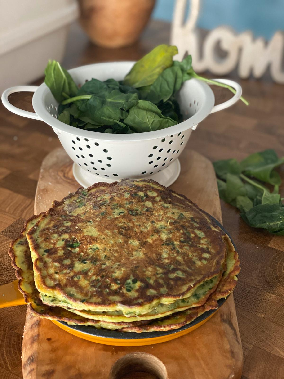 Pancakes Agli Spinaci - Romana Bacarelli